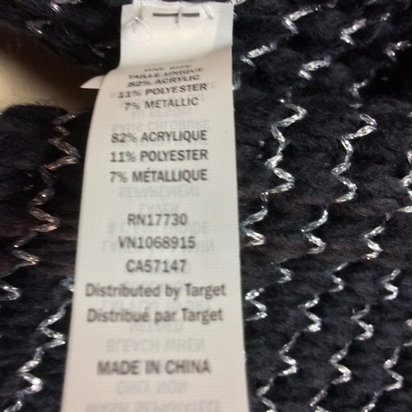 Target Black & Silver Infinity Scarf! - Picture 4 of 4